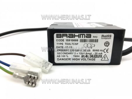 Ignition transformer Brahma TD2LTCSF, 15910666